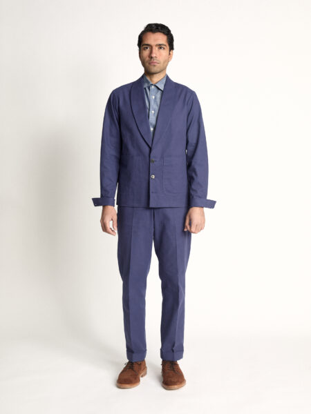 Blue Cotton Canvas